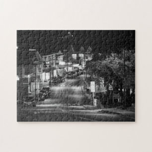 Puzzle Mystique du centre CT en noir et blanc