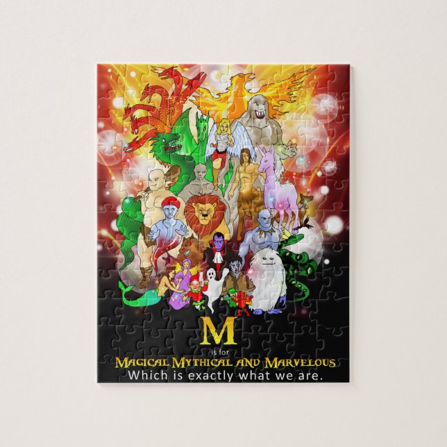 Puzzle mythique et merveilleux magique de (Vertical)