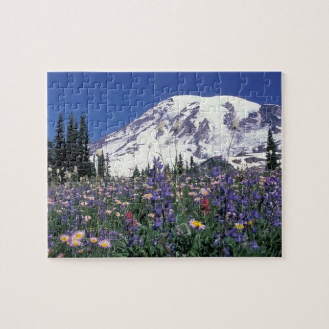 Puzzle N.A., États-Unis, Washington Mt. Rainier et (Horizontal)