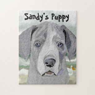 Puzzle "N'abandonnez pas" Adorable grand chien
