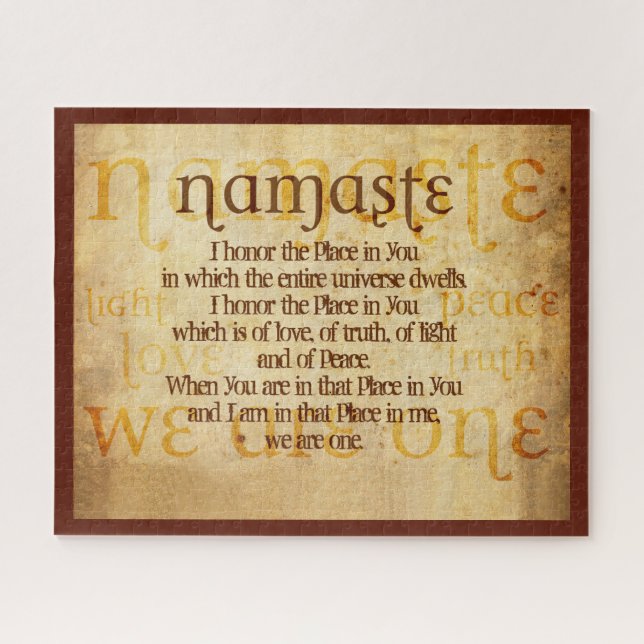 Puzzle Namaste (Horizontal)