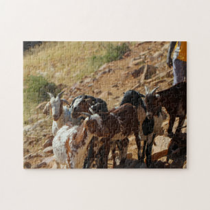 Puzzle Namibie Afrique Paysage namibien Chèvres