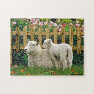 Puzzle "Nana & Her Lamb"