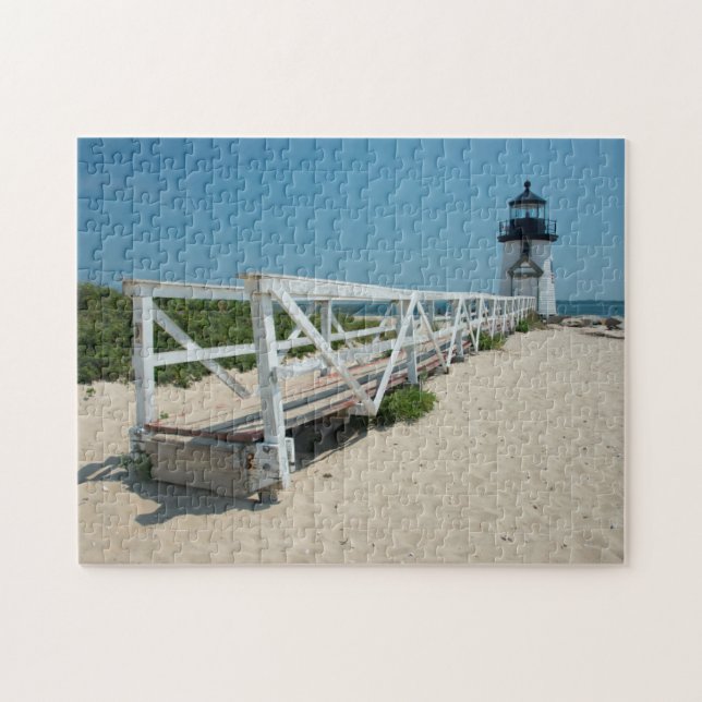 Puzzle Nantucket. Phare Old Wooden (Horizontal)