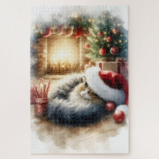 Puzzle Nap de chat de vacances