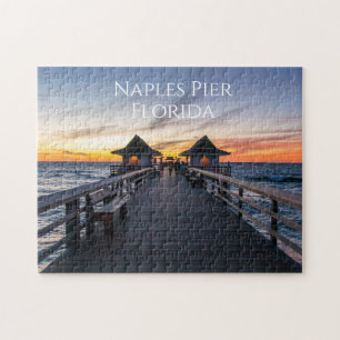 Puzzle Naples Pier Floride Ocean Sunset