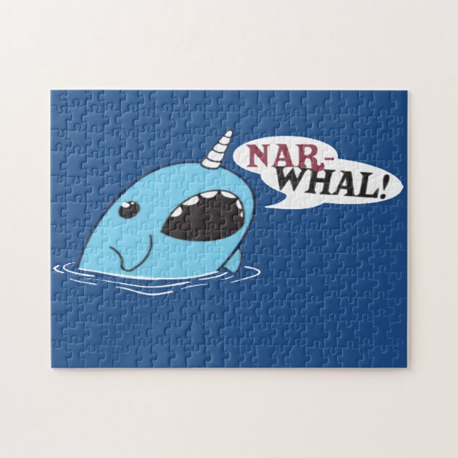 Puzzle Narwhal (Horizontal)