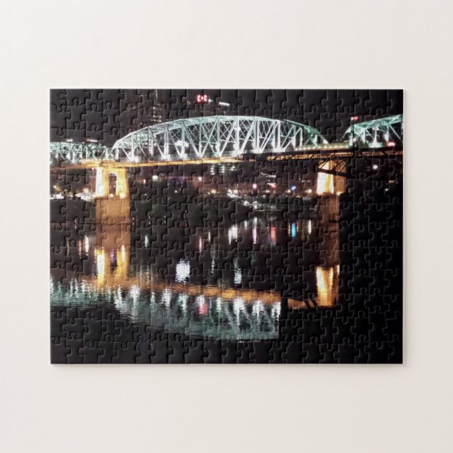 Puzzle Nashville, TN - pont piétonnier de rue de Shelby (Horizontal)
