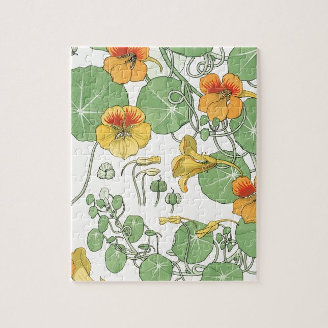 Puzzle Nasturtiums (Vertical)