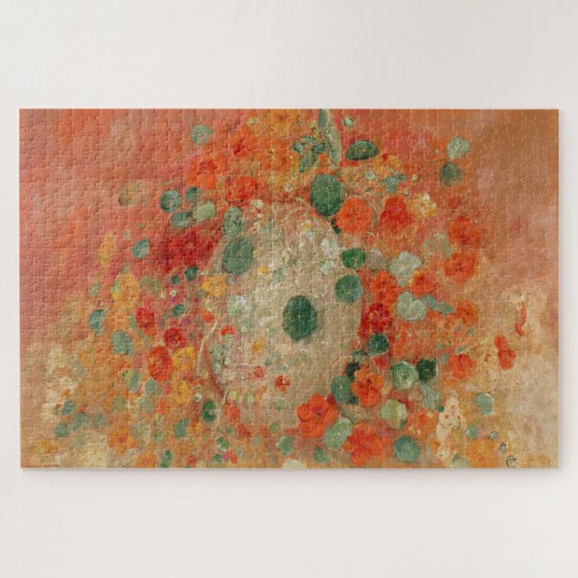 Puzzle Nasturtiums (1905) par Odilon Redon (Horizontal)