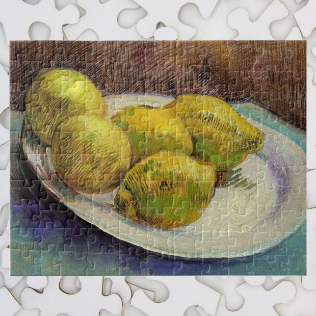 Puzzle Nature morte Citrons sur une assiette par Vincent  (Créateur téléchargé)