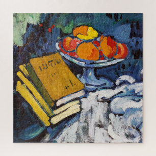 Puzzle Nature morte Livres et Bol Maurice de Vlaminck