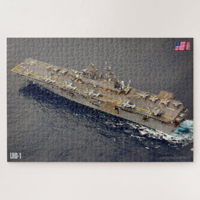 Puzzle NAVIRE D'ASSAUT AMPHIBIEUX - LHD 1 (20 x 30 POUCES (Horizontal)