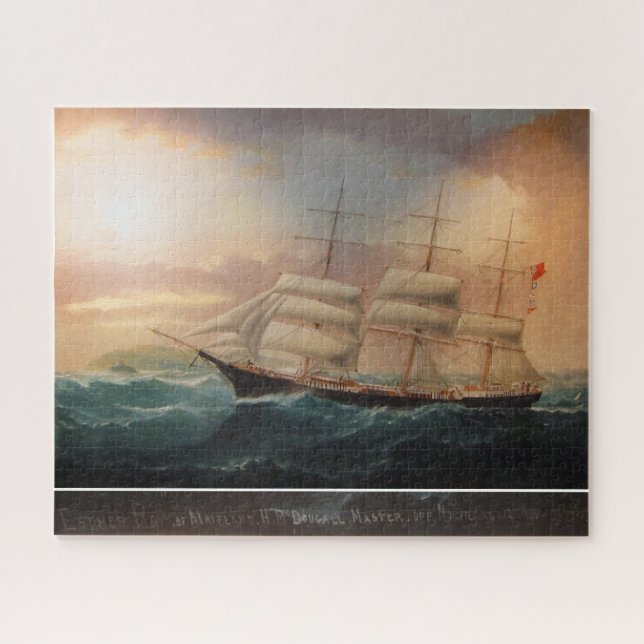 Puzzle Navire de Clipper Esther Roy 1898 (Horizontal)