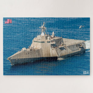 Puzzle NAVIRE DE COMBAT LITTORAL - LCS-4 (20 x 30 pouces)