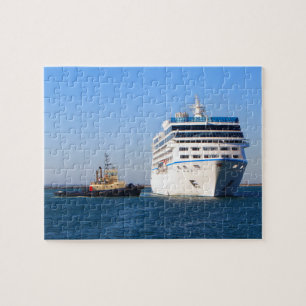 Puzzle Navire de croisière et remorqueur