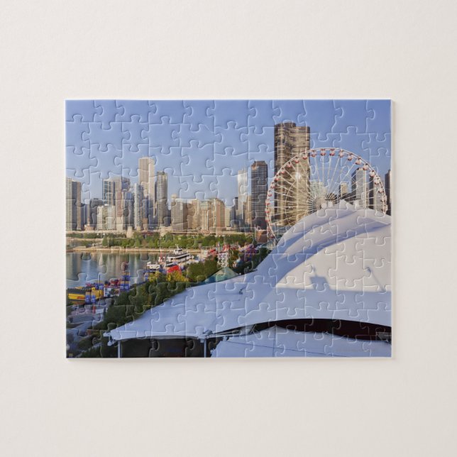 Puzzle Navy Pier et Downtown Chicago (Horizontal)