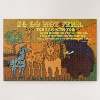 Puzzle Ne craignez pas les animaux de la jungle