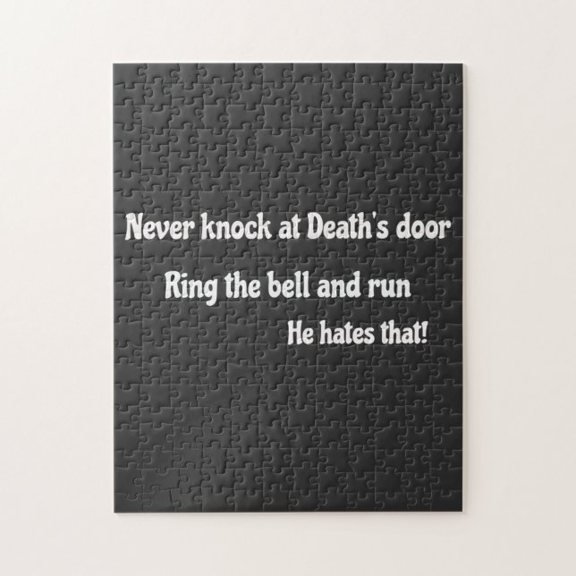 Puzzle Ne jamais frapper à la porte de la mort (Vertical)