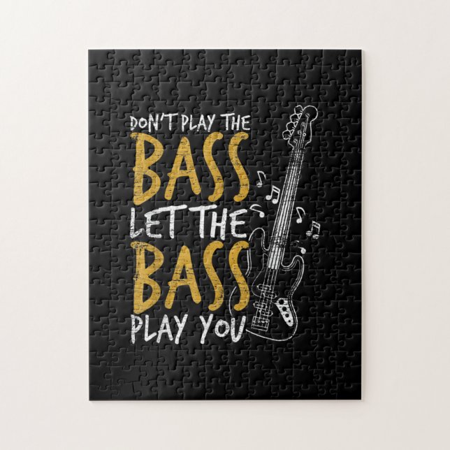 Puzzle Ne jouez pas la basse laissez la basse guitare (Vertical)