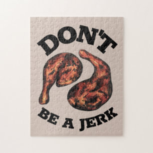 Puzzle Ne soyez pas un Jerk Jamaïcain Jerk pattes de poul