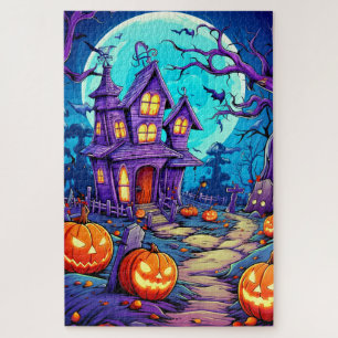 Puzzle Nefarious Éffrayant Haunted House