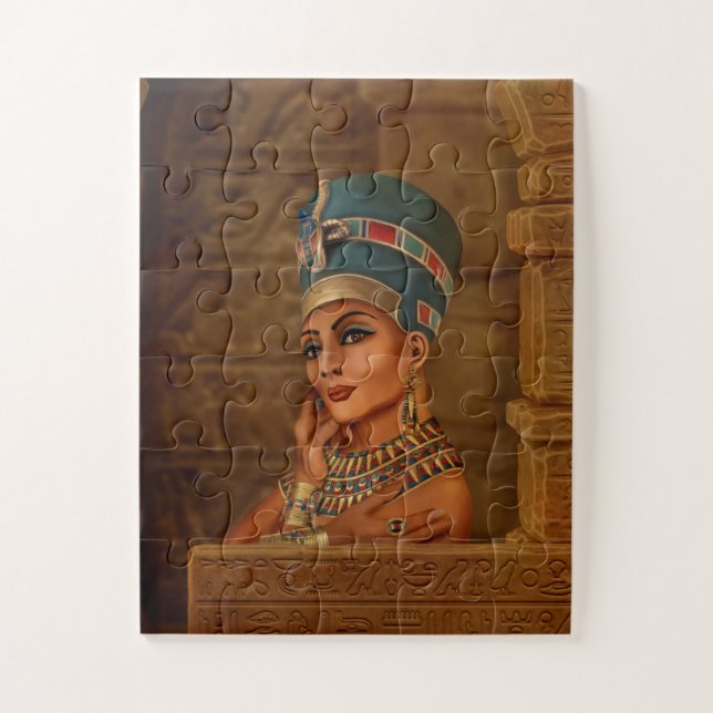 Puzzle Nefertiti - Neferneferuaten la reine égyptienne (Vertical)