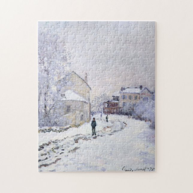 Puzzle Neige à Argenteuil Monet Art (Vertical)