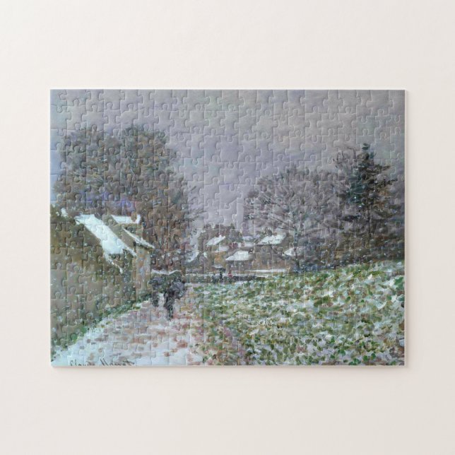 Puzzle Neige à Argenteuil Monet Art (Horizontal)