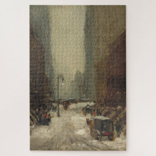Puzzle Neige à New York (hiver à New York)