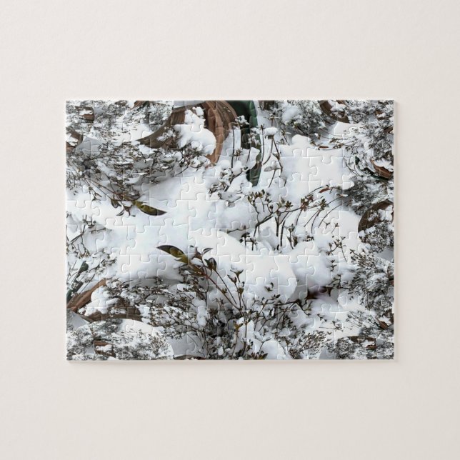 Puzzle Neige Abstraite (Horizontal)