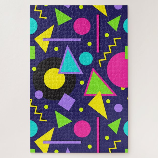 Puzzle Neon Abstrait (Vertical)