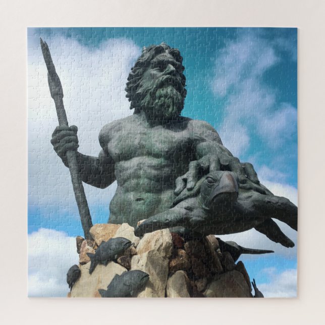 Puzzle neptune king à la plage de virginia (Vertical)