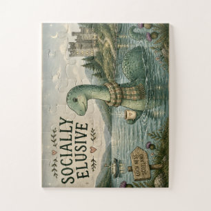 Puzzle Nessie insaisissable socialement Cryptide cosy Loc