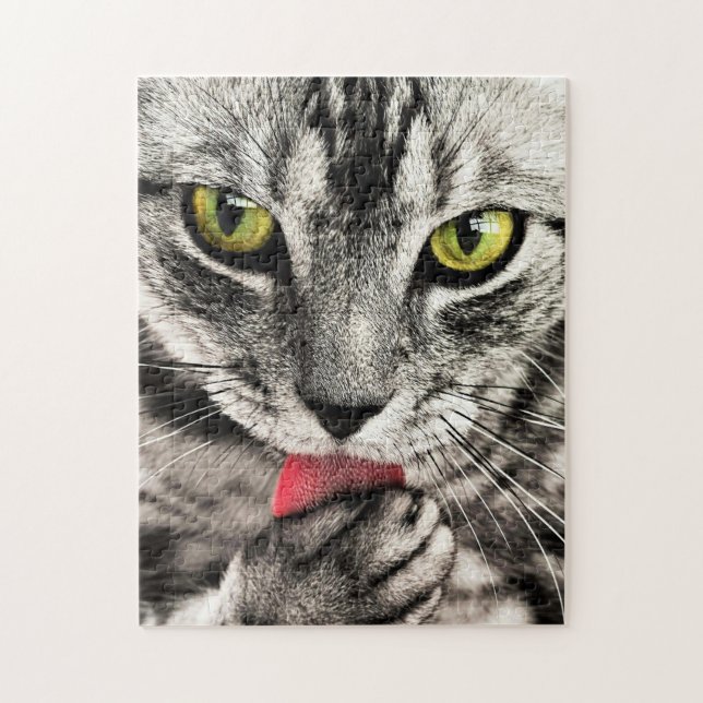 Puzzle Nettoyage de chats (Vertical)