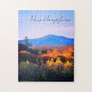 Puzzle New Hampshire Fall white mountain 2