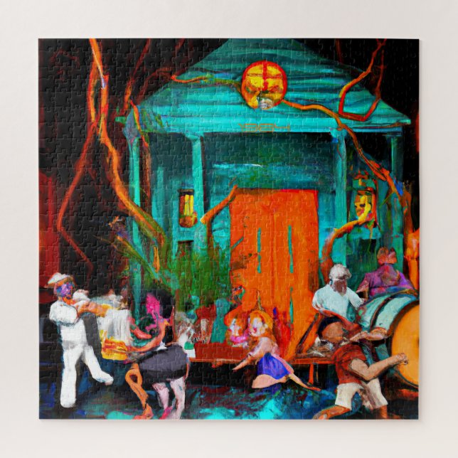 Puzzle New Orleans Hurricane Party (Vertical)