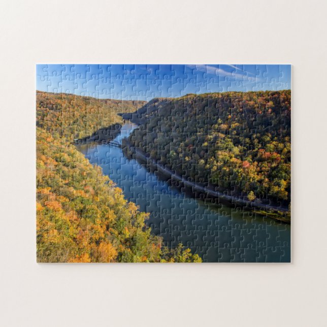 Puzzle New River Gorge At Hawks Nest State Park (Horizontal)