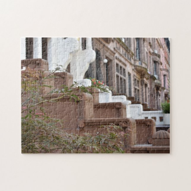 Puzzle New York Brownstones Upper West Side Building NYC (Horizontal)
