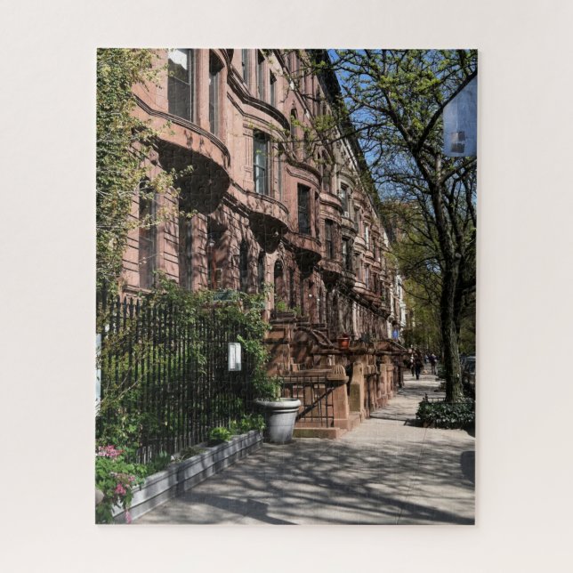 Puzzle New York Brownstones Upper West Side Building NYC (Vertical)