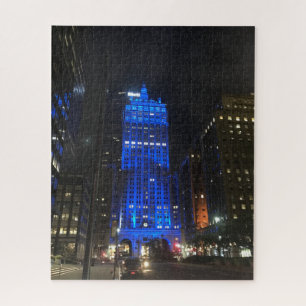 Puzzle New York Central Building NYC Park Avenue Night