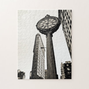 Puzzle New York City - bâtiment et horloge de Flatiron