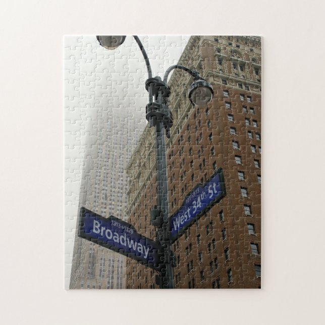 Puzzle New York City - Broadway et 34ème - 11x14 - 252 pc (Vertical)