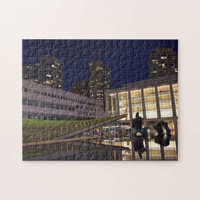 Puzzle New York City Night Lincoln Center NYC Photographi (Horizontal)