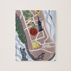 Puzzle New York mains dessinées Artsy Kids City