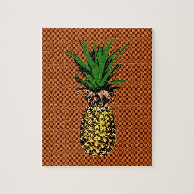 Puzzle Newsprint ananas (Vertical)