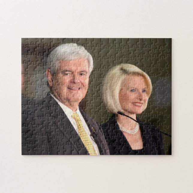 Puzzle Newt et Calista Gingrich (Horizontal)