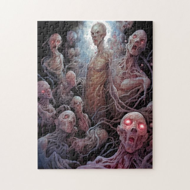 Puzzle Nid De Zombies Morts Non Morts Horreur Art (Vertical)