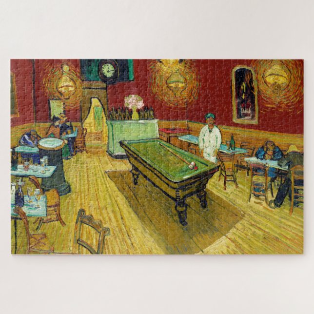Puzzle Night Cafe - Vincent van Gogh Peinture Art (Horizontal)