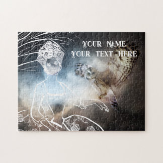 Puzzle Night Owl and Lady